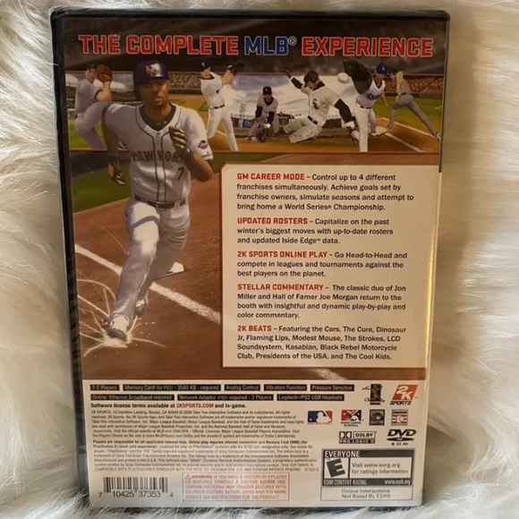 Major League Baseball 2K8 Sony PlayStation 2 (PS2) Video Game *BRAND NEW SEALED* - Picture 4 of 4